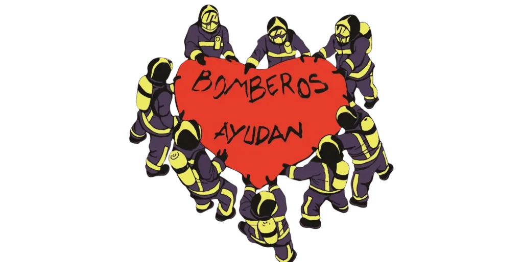 La asociación, Bomberos Ayudan, formada por voluntarios y bomberos del Ayuntamiento de Madrid que han decidido traspasar sus propias fronteras para ayudar también cuando están fuera de servicio